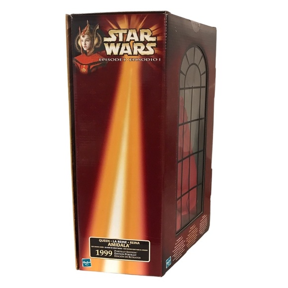 STAR WARS EPISODE I QUEEN AMIDALA RED SENATE GOWN 1999 PORTRAIT EDITION NIB - Picture 9 of 10